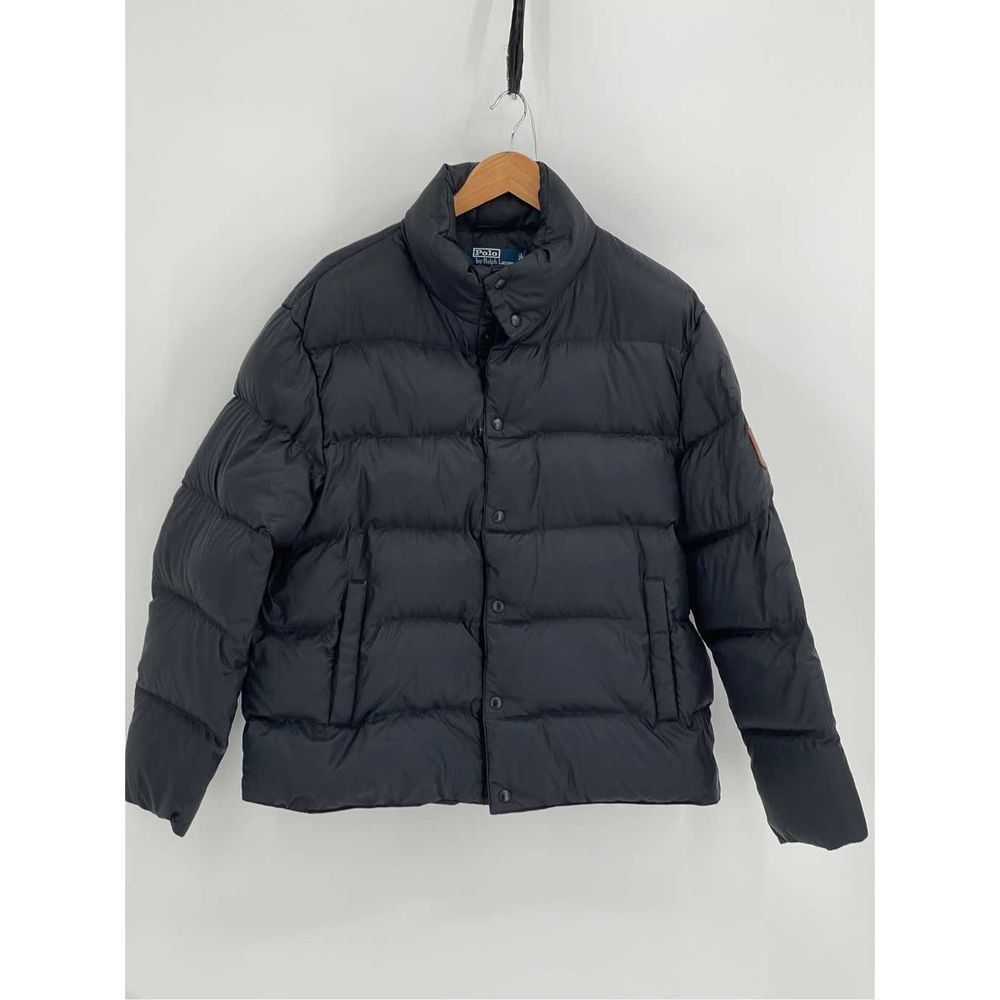 Polo Ralph Lauren Down Puffer Ski Jacket Men’s Size XL Black 2006 Ski Patch